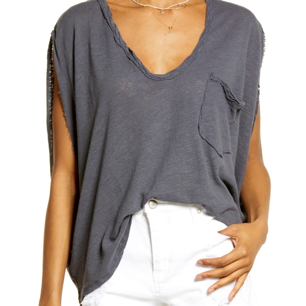 FREE PEOPLE OVERSIZED TEE